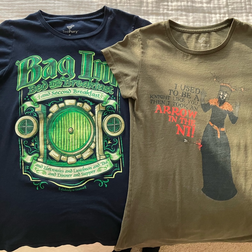 Teefury 2 T-Shirt bundle S